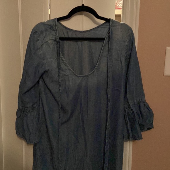 Denim tunic, distressed look - Picture 2 of 3